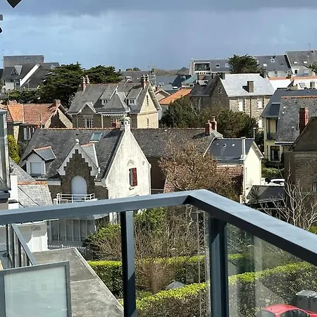 Appartement Vue Mer Avec Piscine Et Parking Pornichet Exterior photo